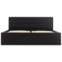 Cama canapé hidráulica de cuero sintético negro 160x200 cm de vidaXL, Camas y somieres - Ref: Foro24-285514, Precio: 321,65 €...