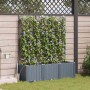 Macetero de Jardín 3 pcs Gris Claro Acero en Macetas y jardineras | Comprar online en Foru.es
