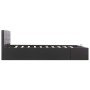 Cama canapé hidráulica de cuero sintético negro 160x200 cm de vidaXL, Camas y somieres - Ref: Foro24-285514, Precio: 321,65 €...