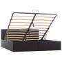 Cama canapé hidráulica de cuero sintético negro 160x200 cm de vidaXL, Camas y somieres - Ref: Foro24-285514, Precio: 321,65 €...