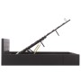 Cama canapé hidráulica de cuero sintético negro 160x200 cm de vidaXL, Camas y somieres - Ref: Foro24-285514, Precio: 321,65 €...