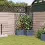 Macetero de Jardín 3 pcs Gris Claro Acero en Macetas y jardineras | Comprar online en Foru.es