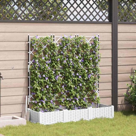 Macetero de Jardín 3 pcs 120 x 40 x 125,5 cm Acero en Macetas y jardineras | Comprar online en Foru.es