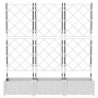 Macetero de Jardín 3 pcs 120 x 40 x 125,5 cm Acero en Macetas y jardineras | Comprar online en Foru.es
