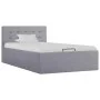 Cama canapé hidráulica con almacenaje tela gris claro 90x200cm de vidaXL, Camas y somieres - Ref: Foro24-285576, Precio: 293,...