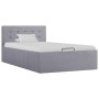 Cama canapé hidráulica con almacenaje tela gris claro 90x200cm de vidaXL, Camas y somieres - Ref: Foro24-285576, Precio: 276,...