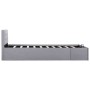 Cama canapé hidráulica con almacenaje tela gris claro 90x200cm de vidaXL, Camas y somieres - Ref: Foro24-285576, Precio: 276,...