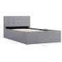 Cama canapé hidráulica con almacenaje tela gris claro 90x200cm de vidaXL, Camas y somieres - Ref: Foro24-285576, Precio: 293,...