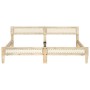 Estructura de cama de madera maciza de mango 200 cm de vidaXL, Camas y somieres - Ref: Foro24-288429, Precio: 175,52 €, Descu...