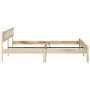 Estructura de cama de madera maciza de mango 200 cm de vidaXL, Camas y somieres - Ref: Foro24-288429, Precio: 173,89 €, Descu...