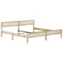 Estructura de cama de madera maciza de mango 200 cm de vidaXL, Camas y somieres - Ref: Foro24-288429, Precio: 175,52 €, Descu...