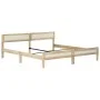 Estructura de cama de madera maciza de mango 200 cm de vidaXL, Camas y somieres - Ref: Foro24-288429, Precio: 173,89 €, Descu...