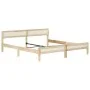 Estructura de cama de madera maciza de mango 200 cm de vidaXL, Camas y somieres - Ref: Foro24-288429, Precio: 173,89 €, Descu...
