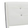 Estructura de cama de cuero sintético blanco 90x200 cm de vidaXL, Camas y somieres - Ref: Foro24-280312, Precio: 208,66 €, De...
