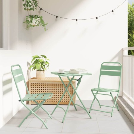 Silla de jardín plegable 2 pcs Menta claro 42 x 52 x 82cm en Sillas de jardín | Comprar online en Foru.es