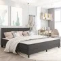 Estructura de cama Box Spring tela gris 200x200 cm de vidaXL, Camas y somieres - Ref: Foro24-287459, Precio: 166,11 €, Descue...