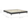 Estructura de cama Box Spring tela gris 200x200 cm de vidaXL, Camas y somieres - Ref: Foro24-287459, Precio: 157,54 €, Descue...