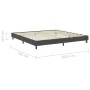 Estructura de cama Box Spring tela gris 200x200 cm de vidaXL, Camas y somieres - Ref: Foro24-287459, Precio: 166,11 €, Descue...