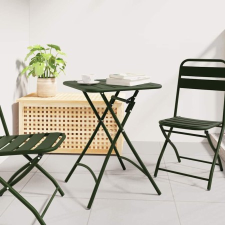 Mesa de Bistró Verde oscuro 55 x 55 x 72,5 cm en Mesas de jardín | Comprar online en Foru.es