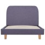 Estructura de cama de tela gris claro 90x200 cm de vidaXL, Camas y somieres - Ref: Foro24-280871, Precio: 90,87 €, Descuento: %