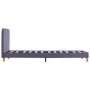 Estructura de cama de tela gris claro 90x200 cm de vidaXL, Camas y somieres - Ref: Foro24-280871, Precio: 90,87 €, Descuento: %