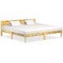 Estructura de cama de madera maciza reciclada 200x200 cm de vidaXL, Camas y somieres - Ref: Foro24-288439, Precio: 161,68 €, ...
