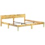 Estructura de cama de madera maciza reciclada 200x200 cm de vidaXL, Camas y somieres - Ref: Foro24-288439, Precio: 161,68 €, ...
