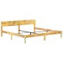 Estructura de cama de madera maciza reciclada 200x200 cm de vidaXL, Camas y somieres - Ref: Foro24-288439, Precio: 161,68 €, ...