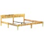 Estructura de cama de madera maciza reciclada 200x200 cm de vidaXL, Camas y somieres - Ref: Foro24-288439, Precio: 161,68 €, ...