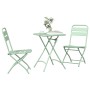 Conjunto bistro 3 pcs Verde Acero en Conjuntos de jardín | Comprar online en Foru.es