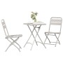 Conjunto bistro 3 pcs Beige Acero en Conjuntos de jardín | Comprar online en Foru.es