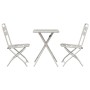 Conjunto bistro 3 pcs Beige Acero en Conjuntos de jardín | Comprar online en Foru.es