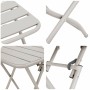 Conjunto bistro 3 pcs Beige Acero en Conjuntos de jardín | Comprar online en Foru.es