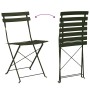 Silla de jardín plegable 2 pcs Verde 42 x 46 x 82cm Metal en Sillas de jardín | Comprar online en Foru.es