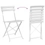 Silla de jardín plegable 2 pcs 42 x 46 x 82cm Metal en Sillas de jardín | Comprar online en Foru.es