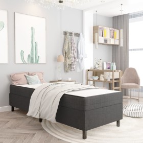 Estructura de cama Box Spring tela gris 80x200 cm de vidaXL, Camas y somieres - Ref: Foro24-287460, Precio: 112,82 €, Descuen...