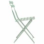Silla de jardín plegable 2 pcs Menta claro 42 x 46 x 82cm Metal en Sillas de jardín | Comprar online en Foru.es