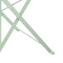 Silla de jardín plegable 2 pcs Menta claro 42 x 46 x 82cm Metal en Sillas de jardín | Comprar online en Foru.es
