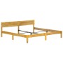 Estructura de cama de madera maciza de mango 200 cm de vidaXL, Camas y somieres - Ref: Foro24-288434, Precio: 162,89 €, Descu...