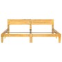 Estructura de cama de madera maciza de mango 200 cm de vidaXL, Camas y somieres - Ref: Foro24-288434, Precio: 162,89 €, Descu...