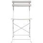 Silla de jardín plegable 2 pcs Beige 42 x 46 x 82cm Metal en Sillas de jardín | Comprar online en Foru.es