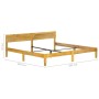 Estructura de cama de madera maciza de mango 200 cm de vidaXL, Camas y somieres - Ref: Foro24-288434, Precio: 162,89 €, Descu...