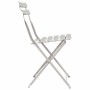 Silla de jardín plegable 2 pcs Beige 42 x 46 x 82cm Metal en Sillas de jardín | Comprar online en Foru.es