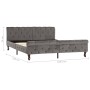 Estructura de cama de terciopelo gris 160x200 cm de vidaXL, Camas y somieres - Ref: Foro24-288561, Precio: 333,62 €, Descuent...