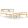 Estructura de cama de madera maciza de pino 120x200 cm de vidaXL, Camas y somieres - Ref: Foro24-322063, Precio: 114,56 €, De...