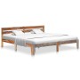Estructura de cama de madera maciza de sheesham 200x200 cm de vidaXL, Camas y somieres - Ref: Foro24-288414, Precio: 170,90 €...