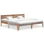 Estructura de cama de madera maciza de sheesham 200x200 cm de vidaXL, Camas y somieres - Ref: Foro24-288414, Precio: 169,36 €...