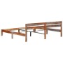 Estructura de cama de madera maciza de sheesham 200x200 cm de vidaXL, Camas y somieres - Ref: Foro24-288414, Precio: 170,90 €...