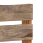 Estructura de cama de madera maciza de sheesham 200x200 cm de vidaXL, Camas y somieres - Ref: Foro24-288414, Precio: 170,90 €...