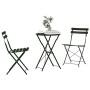 Conjunto de Bistro Plegable 3 pcs Bosque Acero en Conjuntos de jardín | Comprar online en Foru.es